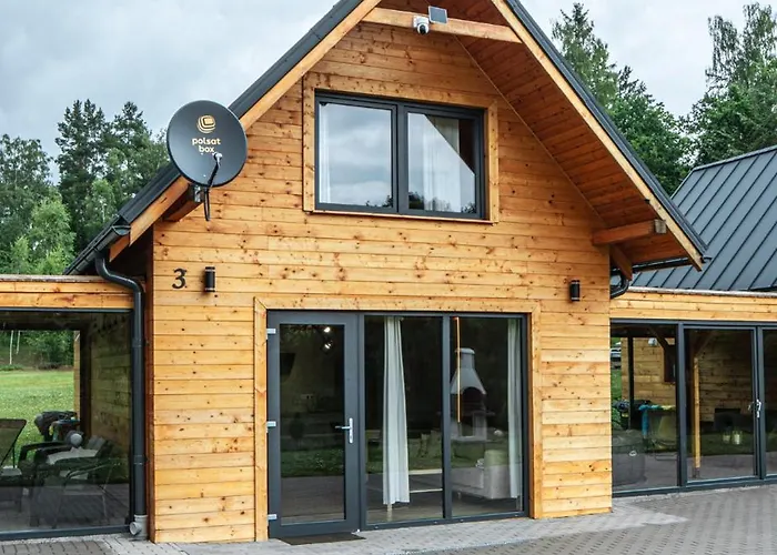 Nad Stawami Z Jacuzzi I Sauna 3 Ferienhaus *